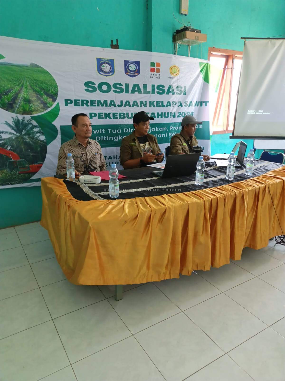 Perkuat Perkebunan Rakyat, DKPP Bangka Barat Sosialisasikan PSR dan Sarpras Perkebunan